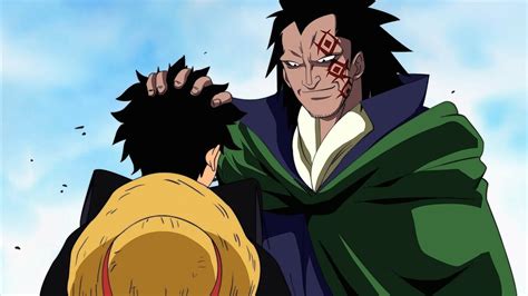 what episode does luffy meet dragon